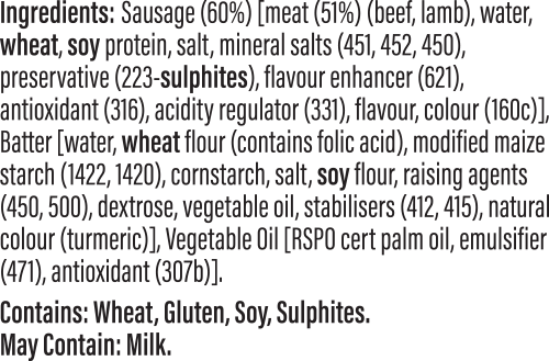 Howler Original Hot Dogs Ingredients